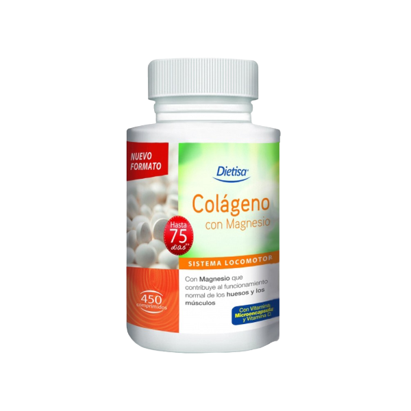 DIETISA COLLAGÈNE MAGNÉSIUM 450 COMPRIMÉS 360GR