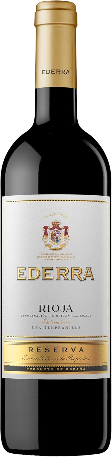 EDERRA VINO TINTO RESERVA D.O. RIOJA 75CL