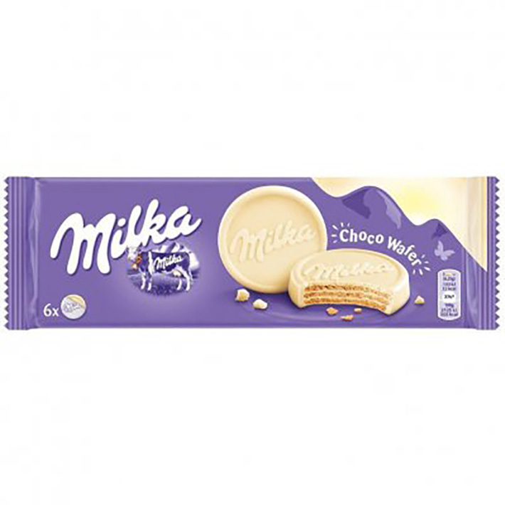 MILKA CHOCO WAFER BLANCO 180G