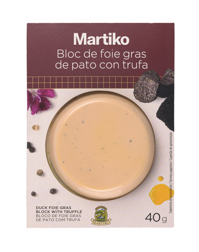 MARTIKO BLOC FOIE PATO CON TRUFA 40G