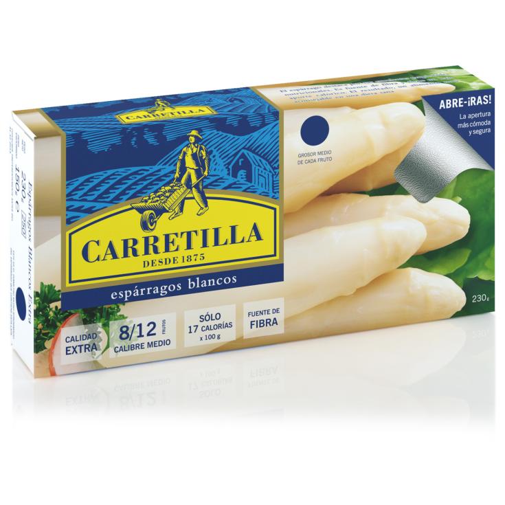 CARRETILLA ESPÁRRAGO BLANCO EXTRA 8/12 150G