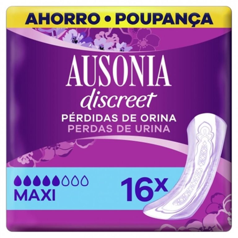 AUSONIA DISCREET COMPRESAS MAXI 16UDS