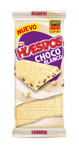 HUESITOS TABLETA CHOCOLATE BLANCO 125G