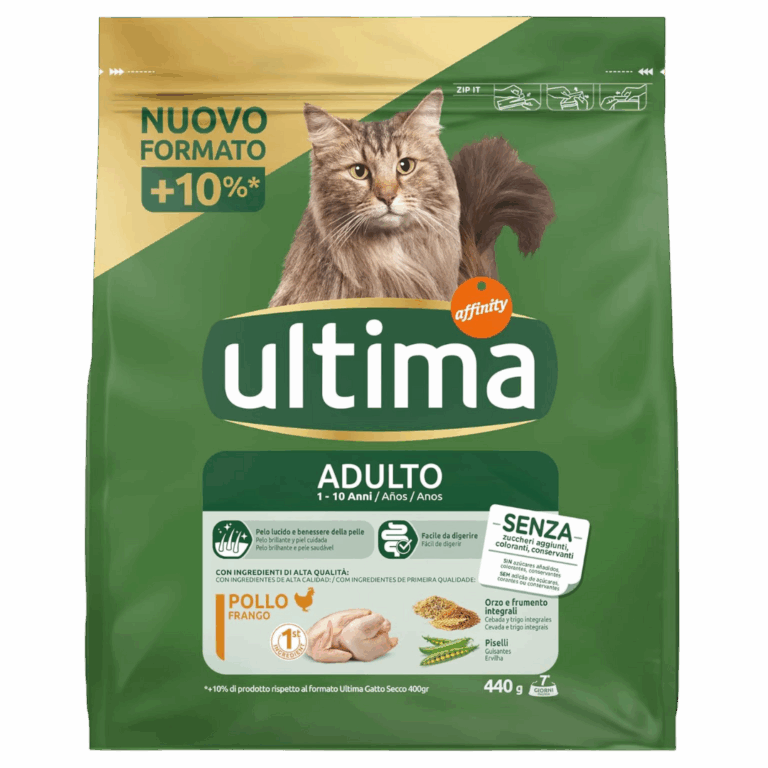 ULTIMA CROQUETTES CHAT STÉRILISÉ AU POULET 440G