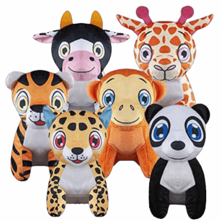  PELUCHE ANIMAUX 19CM (DIVERS)