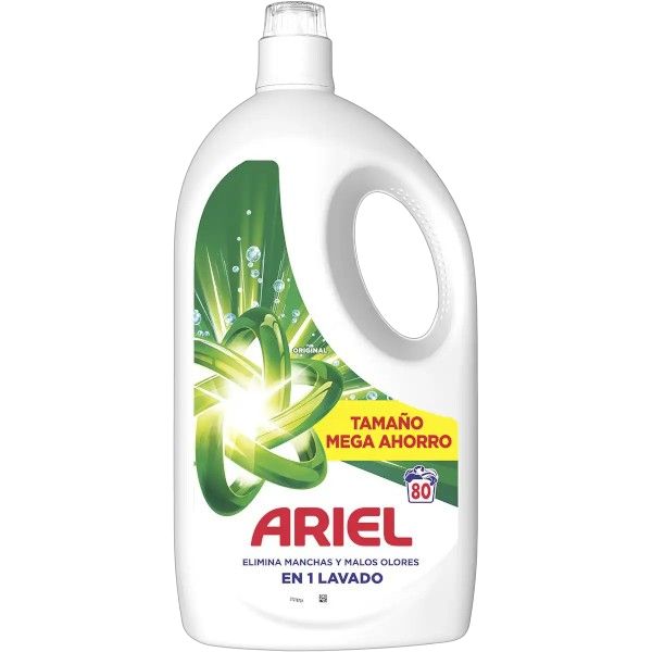 ARIEL DETERGENTE LÍQUIDO REGULAR 80 DOSIS