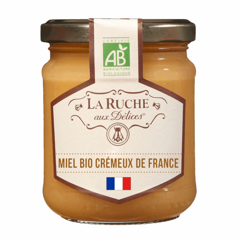 LA RUCHE MIEL CRÉMEUX BIO DE FRANCE 250G