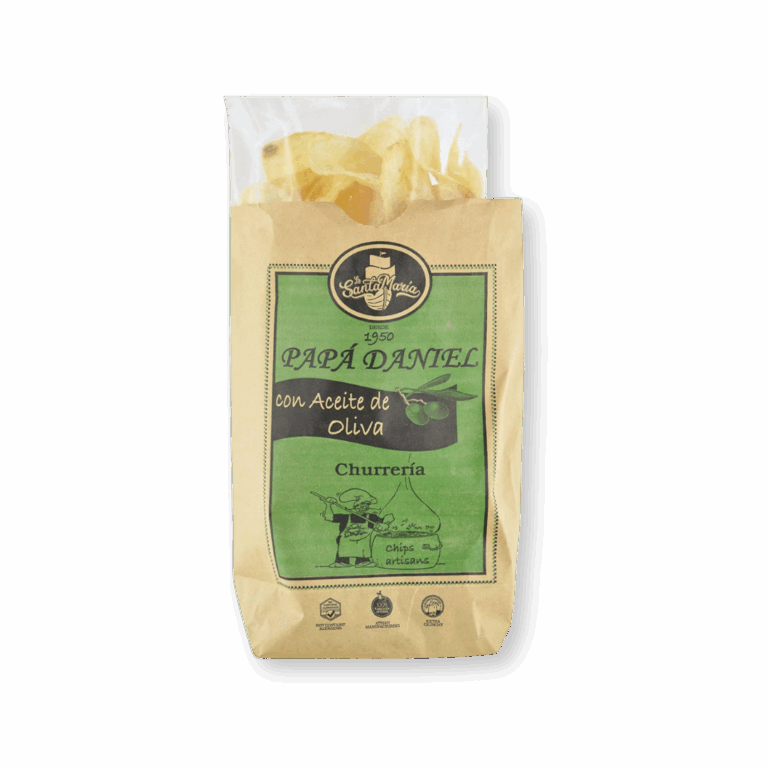 PAPA DANIEL CHIPS HUILE D'OLIVE 200G