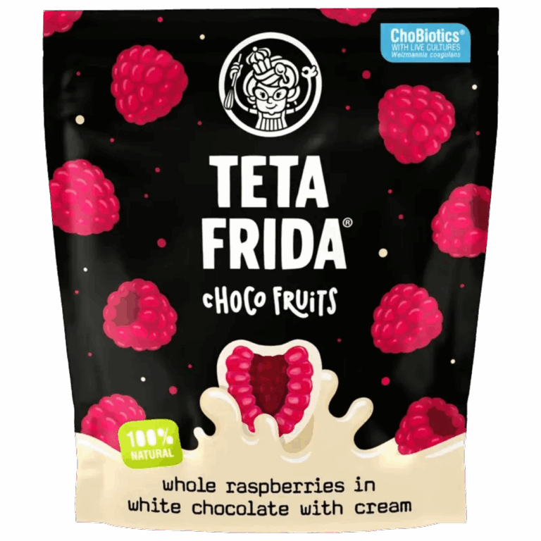 CHOCO FRUITS FRAMBOISES CHOCO BLANC 100G