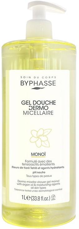 BYPHASSE GEL DOUCHE DERMO MICELLAIRE AU MONOÏ 1L