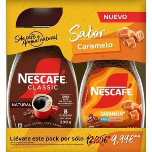 NESCAFÉ PAC CLÁSICO 200 G + CARAMELO 95 G