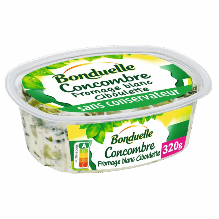 BONDUELLE SALADE DE CONCOMBRE FROMAGE BLANC 320G