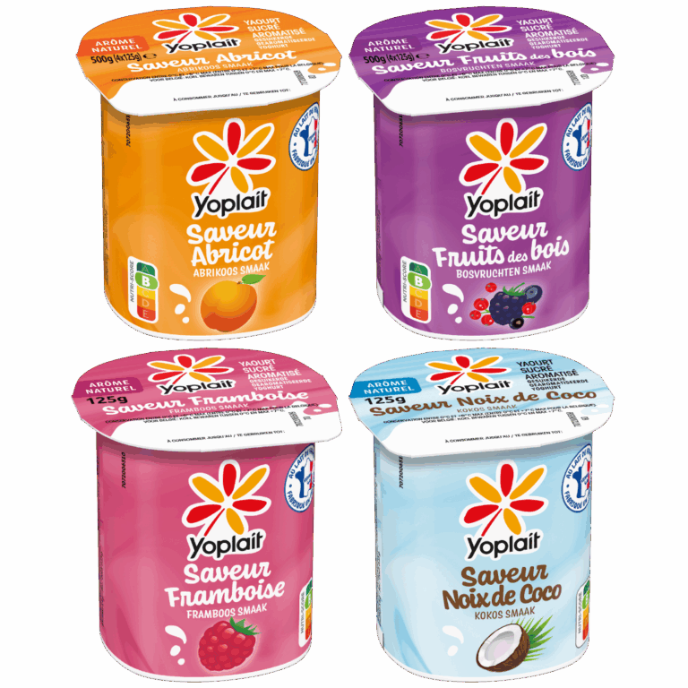 YOPLAIT YAOURTS AROMATISÉS 4X125G