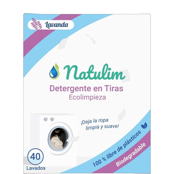 NATULIM LESSIVE EN FEUILLES LAVANDE 40D