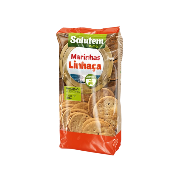 SALUTEM BOLACHAS MARINHEIRAS DE LINHAÇA 200G