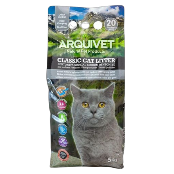 ARQUIVET AREIA AGLOMERANTE NATURAL BENTONITA 5L