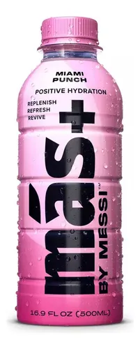 MAS+BY MESSI BEBIDA ISOTÓNICA MIAMI 50CL