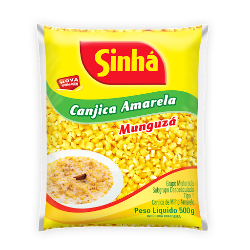 SINHA MILHO P/ CANJICA AMARELO 500G