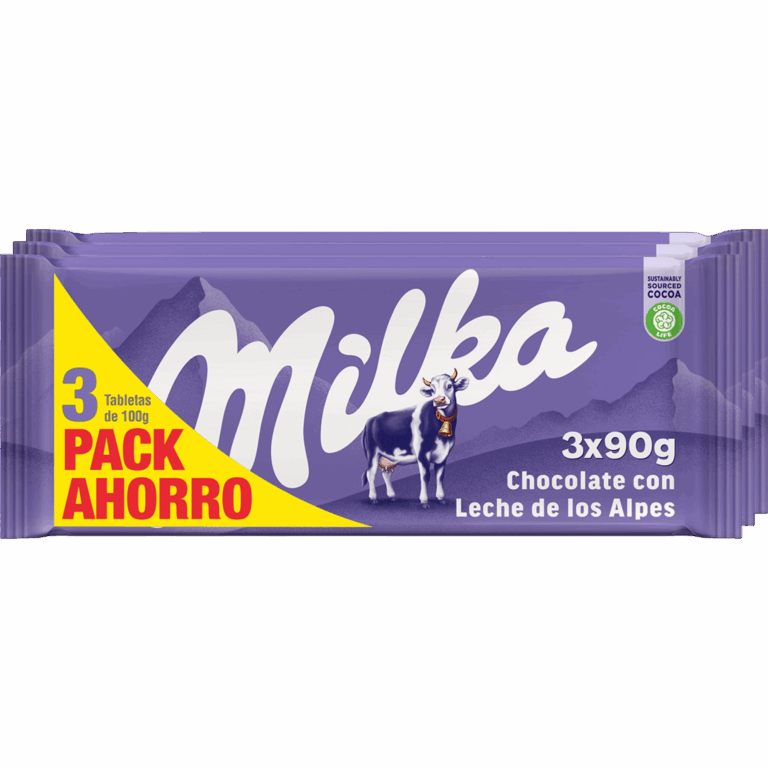 MILKA CHOCOLATE DE LEITE 3X90G