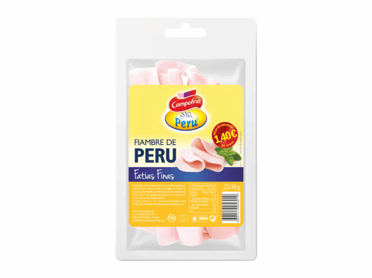 CAMPOFRIO FIAMBRE PEITO PERU FATIAS FINAS 90G