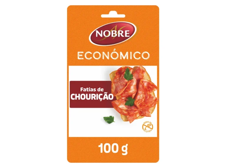 NOBRE CHOURIÇÃO FATIADO 100G