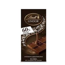 LINDT LINDOR CHOCO NEGRO 60% 100G