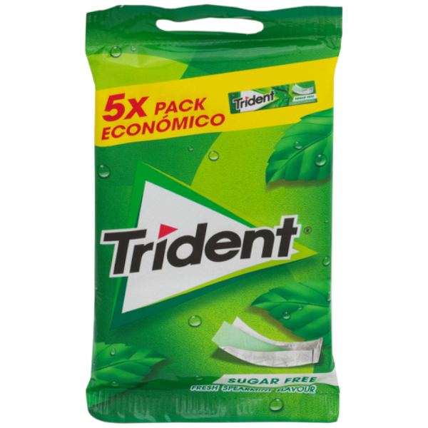 TRIDENT PASTILHAS DE HORTELÃ VERDE 5X13,5G