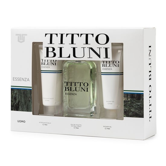TITTO BLUNI SET ESSENZA EDT 75ML+GEL 75ML+A.SHAVE 75