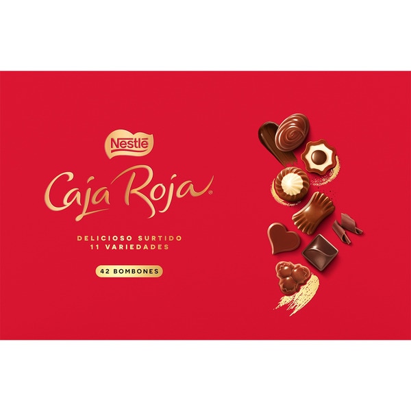 NESTLÉ BOMBONS DE CHOCOLATE CAJA ROJA 398G
