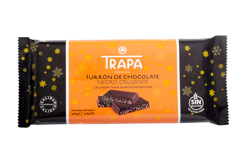 TRAPA TURRÓN CRUJIENTE NEGRO 140G
