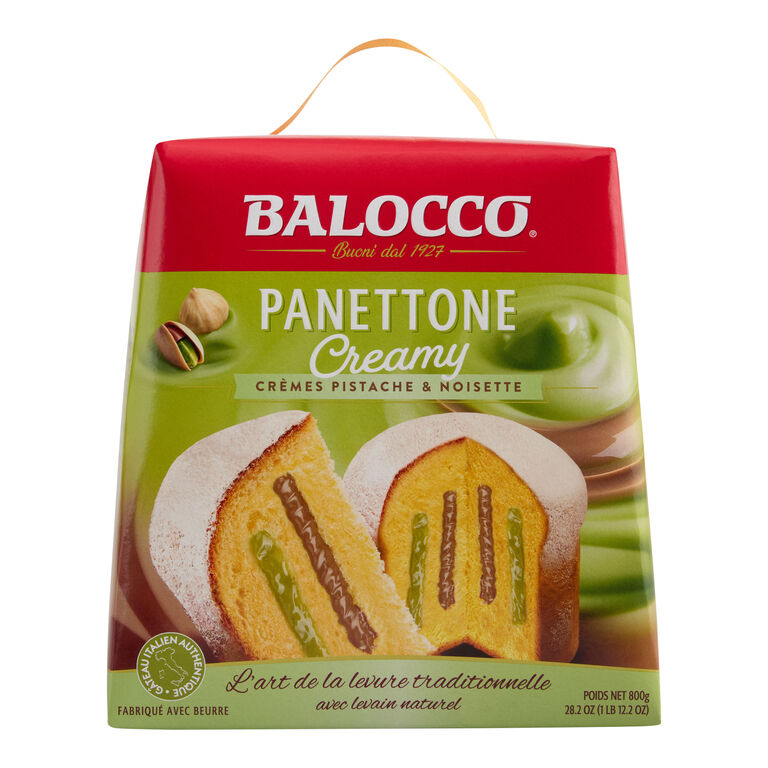 BALOCCO PANETONE CREMOSO DE PISTÁCIO E AVELÃ 800G