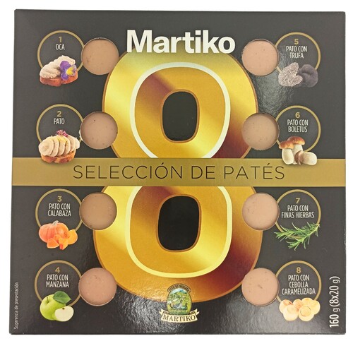 MARTIKO SELECCION DE PATES 8X20GR