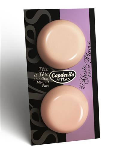 CAPDEVILA BLOCO DE FOIE GRAS MI-CUIT PATO 2UN