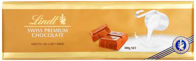 LINDT CHOCOLATE DE LEITE SWISS PREMIUM 300G