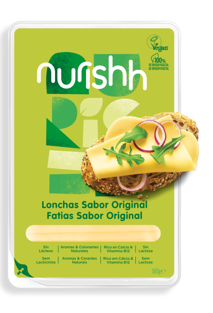 NURISHH LONCHAS CLÁSICAS VEGETALES SIN LACTOSA 160G