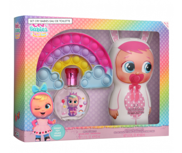 CRY BABIES SET GEL EDT Y JUGUETE 3P
