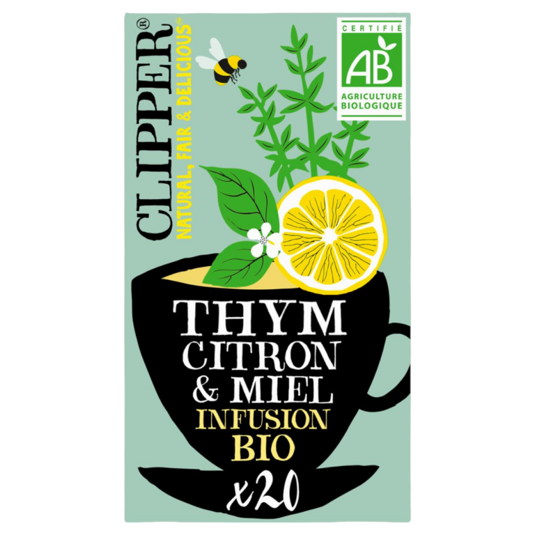 CLIPPER INFUSION THYM CITRON 20U