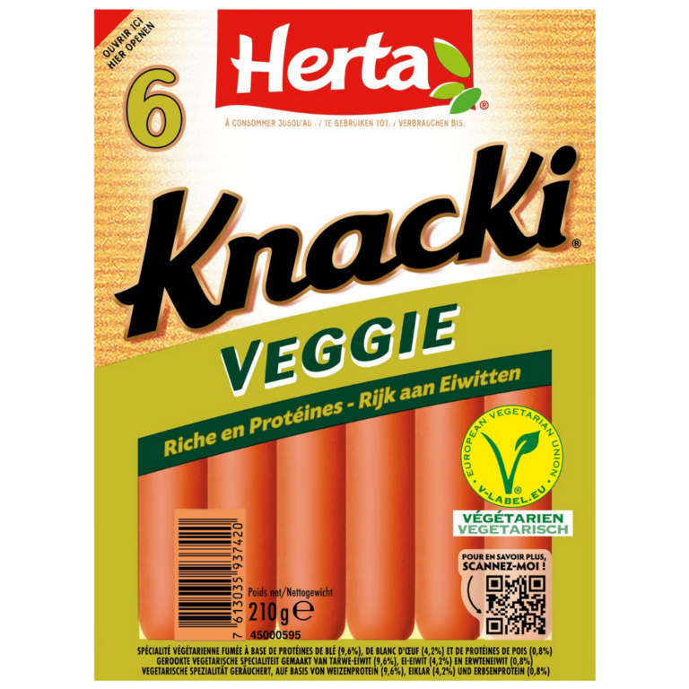 HERTA KNACKI VEGGIE 210G