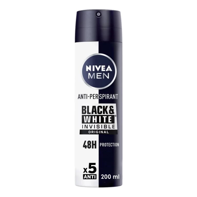 NIVEA MEN DEO SPRAY INVISIBLE B&W 200ML