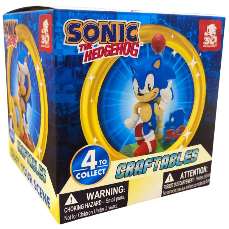  FIGURINE SONIC AVEC ASSEMBLAGE DIORAMA 8