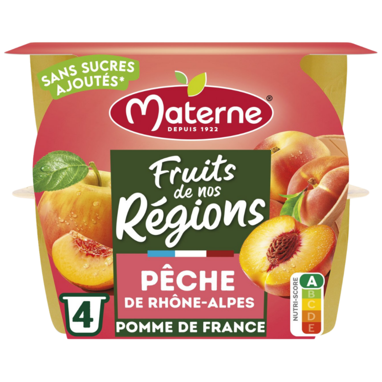 MATERNE COMPOTE DE PÊCHE 97G 4U