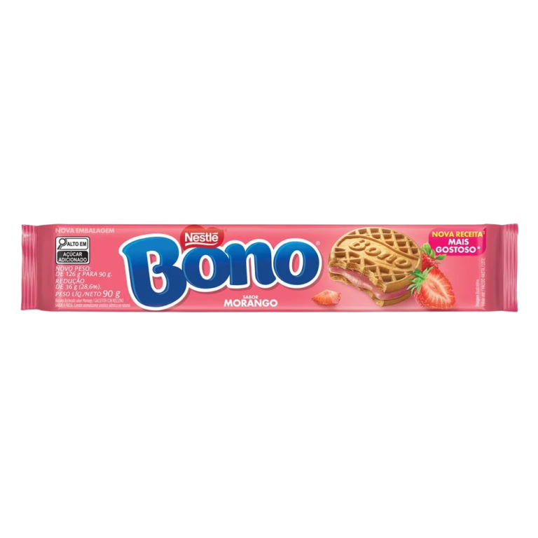 BONO BISCOITO MORANGO 90G
