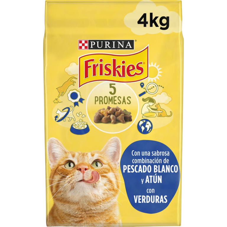 FRISKIES RAÇÃO GATOS COM PEIXE 4KG