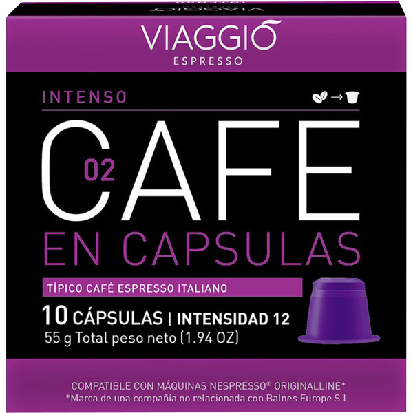 VIAGGIO CAFÉ INTENSE CAPSULES 10U
