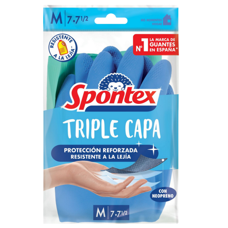 SPONTEX GANTS TRIPLE COUCHE S/7 - M