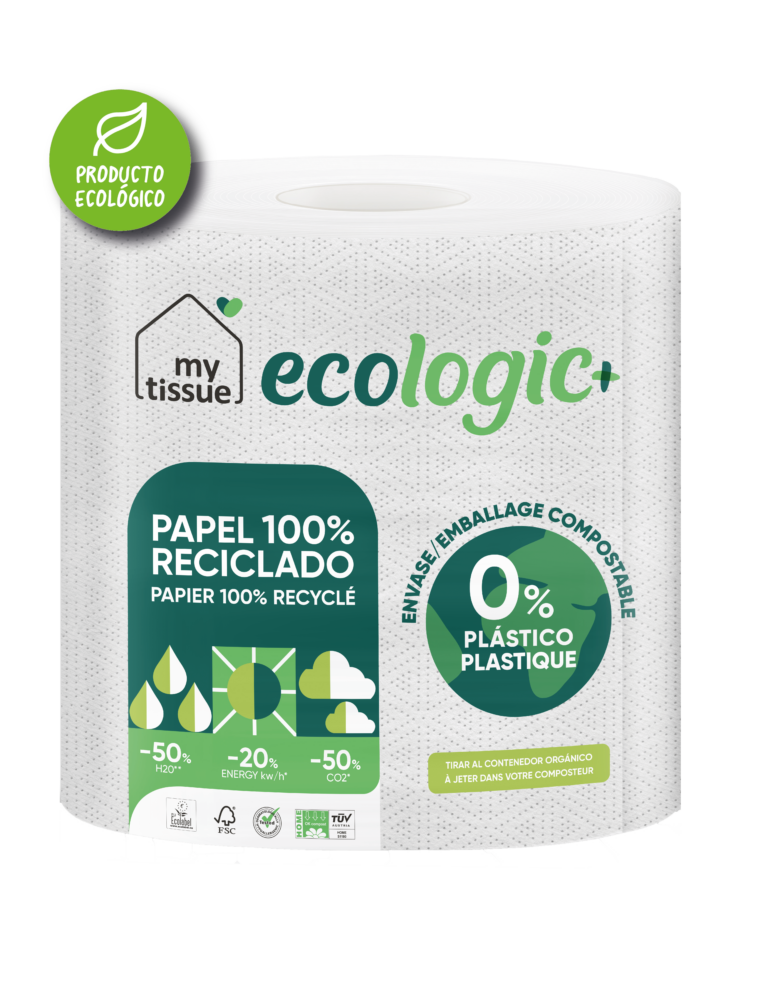 MY TISSUE PAPEL COZINHA ECO 2 CAMADAS, 1 ROLO