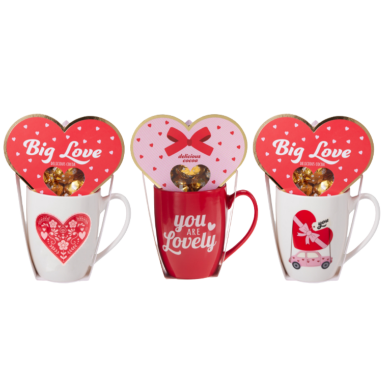 BECKY'S TASSE SAINT VALENTIN + CHOCOLATS