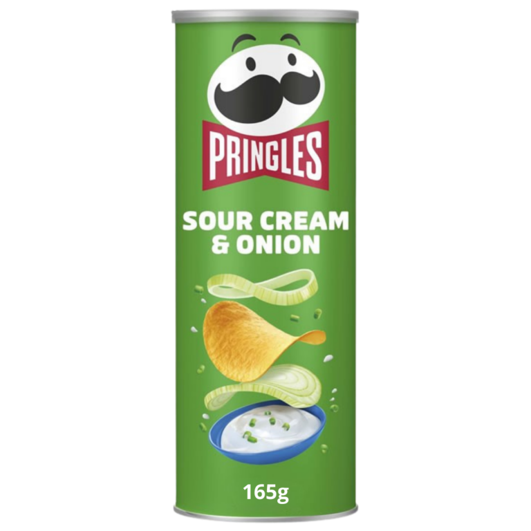 PRINGLES OIGNON & CRÈME 165G
