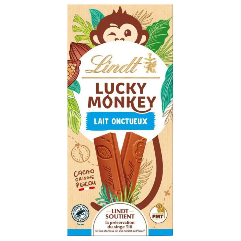 LINDT BARRES CHOCO LAIT ONCTUEUX 100G