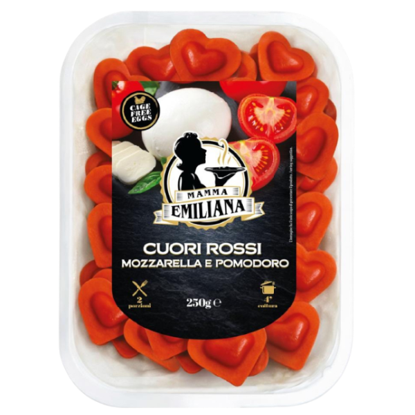 MAMMA EMILIANA CORAÇÃO MOZZARELLA E TOMATE 250G.